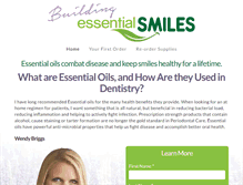 Tablet Screenshot of essentialsmiles.com